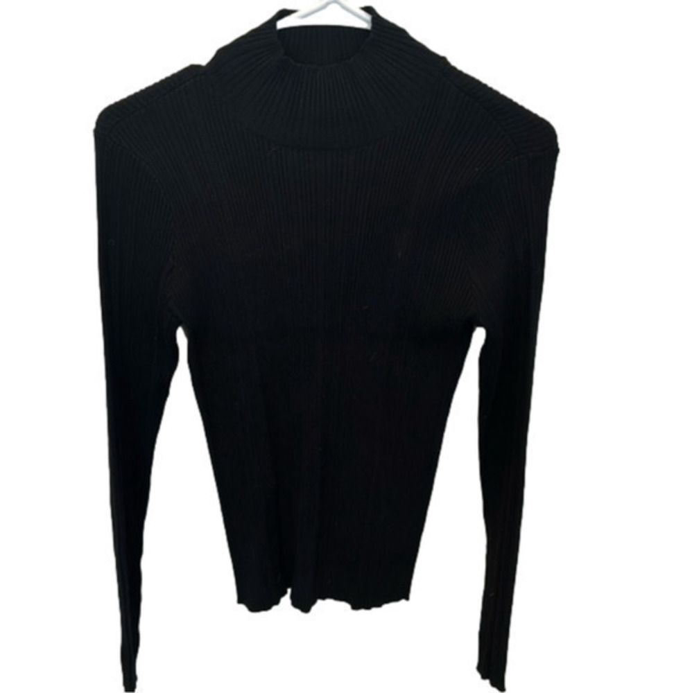 Vera moda black long sleeve sweater with cut out back size m